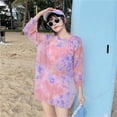 thumbnail image 4 of Traje de baño dividido de estilo deportivo de verano, protector solar de tres piezas, traje de baño de aguas termales de manga larga, mujer Xihong XL [105-130 catties], 4 of 5