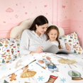 thumbnail image 5 of Manfei Festive Nutcracker 7-Piece Twin Bedding,Christmas Snowflake Bedding Comforter Set,White,Christmas Reversible, 5 of 6