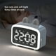 thumbnail image 5 of Altavoz Bluetooth inalámbrico Reloj despertador para el hogar Radio de inserción de tarjeta de audio Mini reloj de escritorio Altavoz pequeño Altavoz de reloj de plástico, 5 of 6