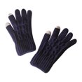 thumbnail image 1 of Sonducket Guantes de punto gruesos para hombre, calentadores de manos deportivos, guantes de invierno para exteriores, accesorios para calentar el cuerpo, guantes y mitones azul marino Sonducket AP011253-05B, 1 of 6