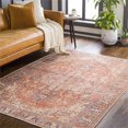 thumbnail image 2 of Surya Amelie AML-2334 24x35" Rectangle Chenille Rug in Burnt Orange/Denim, 2 of 8