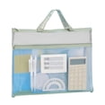 thumbnail image 5 of FeiFu Large Zipper Pouch with Handle Pocket Waterproof File Bag, A4 Foldable Document Storage Bag for Office Carrying Paper Files Books Filing Folder Travel Green, 5 of 5