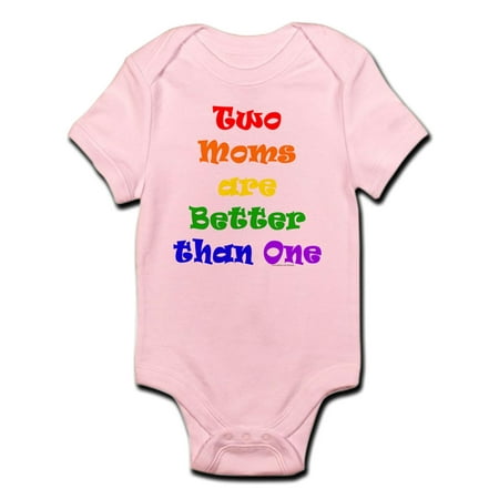 

CafePress - Two Moms Infant Creeper - Baby Light Bodysuit