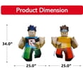 thumbnail image 2 of 10PCS Roblox Foil Balloons, Roblox Birthday Party Supplies, 2 of 5