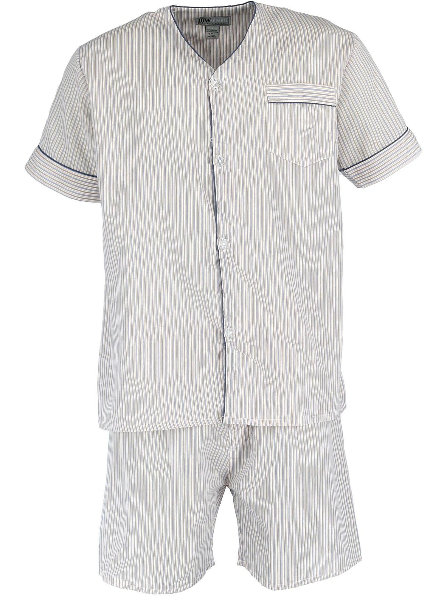 Ten West Apparel Short Sleeve Short Leg Pajama Set (Men)