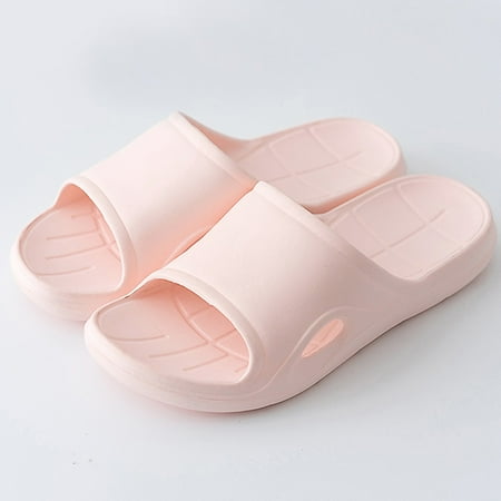 

Summer Unisex Soft Bottom Indoor Slippers Non-Slip Couple Bathroom Slippers
