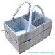 thumbnail image 3 of Cesta organizadora de pañales para bebé, contenedor de almacenamiento portátil, bolsa grande para guardería con compartimentos intercambiables, 3 of 7