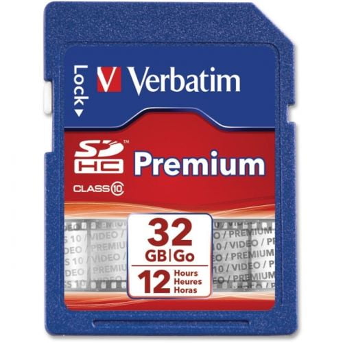 Verbatim 32GB Premium SDHC Memory Card, Class 10