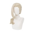 thumbnail image 1 of Peluca rubia para cosplay de 45 cm con coleta lateral y elegante flequillo, 1 of 3