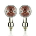 thumbnail image 5 of 4 Pc 12V Universal Motorcycle Cat Eye Turn Signal Indicator Light Amber Lamp 12V, 5 of 7