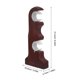 thumbnail image 2 of unbranded 2Ud Soportes Dobles Para Barras De En Madera Con Acabado Para Hogar, 2 of 8
