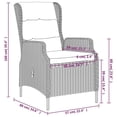 thumbnail image 3 of Bowery Hill Contemporary Weather-Resistant Garden Dining Set in Dark Gray, 3 of 10