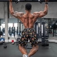 thumbnail image 3 of Yuyamidu Mushroom Mens Swim Trunks Quick Dry Shorts with Side Pockets Beach Swimwear Elastic Bathing Suits Soft Swimming Shorts with Pockets Man L, 3 of 8