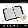 thumbnail image 3 of KJV Holy Bible, Mini Pocket Size, Faux Leather Red Letter Edition - Ribbon Marker, King James Version, Black, 3 of 6