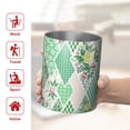 thumbnail image 5 of 12oz Coffee Tumblers Pioneer Flower Floral Print Pattern Stainless Steel Vacuum Insulated Travel Tumbler Coffee Cups Mug with Lid and Straw with Cleaning Brush for Cold & Hot Drinks, 5 of 5
