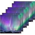 thumbnail image 2 of Coolnut Colorful Northern Lights Washcloths, 2 PCS 12 X 12 Inches Cotton Wash Cloths, Highly Absorbent and Soft Face Towels for Bathroom,Gym,Hotel and Spa, 2 of 7