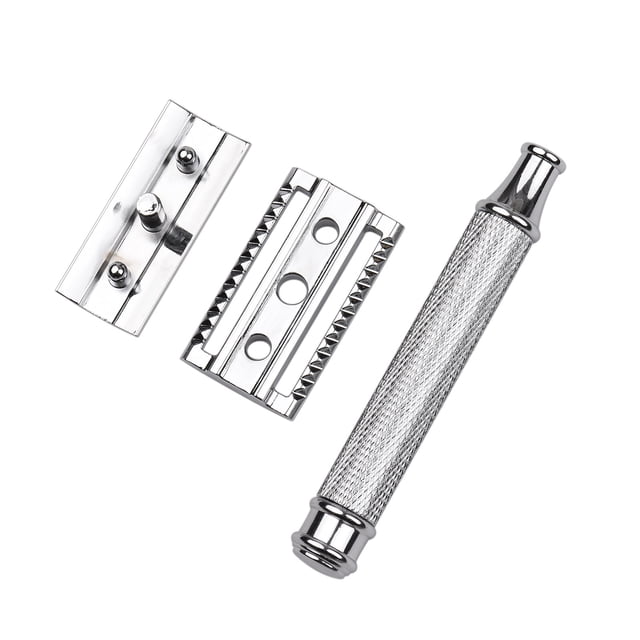 Double Edge Safety Stainless Steel Manual Shaving Long Handle Traditional