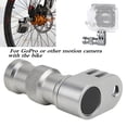 thumbnail image 1 of Soporte Fijo Para Cámara Deportiva Hero, aleación De Aluminio, Plateado, Con Clip Para Bicicleta, 1 of 7