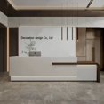 thumbnail image 1 of Pulpit Front Reception Desks Podium Restaurant Tables Pulpitos Standing Office Shop Counter Bar Register Bureau Shop Furniture My Lux Decor Round, 1 of 14