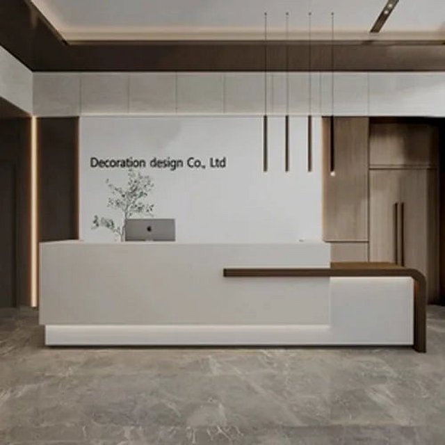 Pulpit Front Reception Desks Podium Restaurant Tables Pulpitos Standing Office Shop Counter Bar Register Bureau Shop Furniture My Lux Decor Round