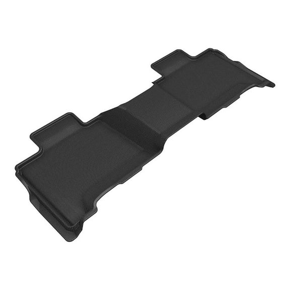 3D MAXpider Custom Fit Kagu Floor Mat (Black) Compatible with Toyota Sequoia 2023-2025 - Second Row