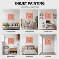 thumbnail image 6 of Framed Canvas Wall Art for Living Room You Are My Sunshine Wall Decor, Bee Heart Floral Pink Aesthetic Paintings for Bedroom Office Kitchen Bathroom, Ready to Hang Artwork Wall Pictures 8x8 Inch, 6 of 9