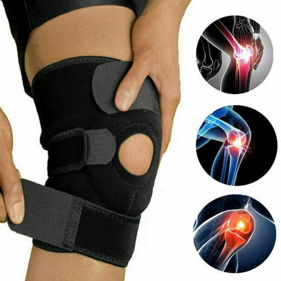 Adjustable Knee Brace Support Leg Protector Compression Safety Pad Hiking Cycling Running Fitness Knee Pad Sports Kneepad