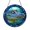 Acrylic 3.5 Inch, variant on Alligator Stained Glass Suncatcher for Window Decor, Blue Green Circular Wildlife Hanging Art, Light Catcher