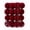 Wine, variant on Christmas Balls 24 Pack Flocked Velvet Shatterproof Ornaments, Wavy Embossed Solid and Hollow Cut Baubles, 1.57 Inch, for Christmas Tree Holiday Decor, Rustic Farmhouse Winter Party Decor