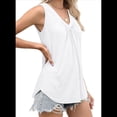 thumbnail image 4 of Camiseta Sin Mangas Informal para Mujer, Color , Talla M, 4 of 10