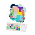 thumbnail image 4 of Rompecabezas de madera para niños, juego de rompecabezas desafiante, rompecabezas Montessori, juguete educativo Transporte, 4 of 9