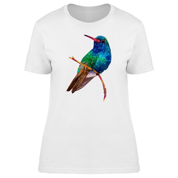 Cute Colorful Exotic Hummingbird Tee Women's -Image by Shutterstock