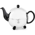 thumbnail image 1 of Bredemeijer 30oz Ceramic Teapot | Black & Stainless Steel, 1 of 1