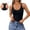 Navy, variant on Zynoxe Women's Tank Tops with Built in Bras Summer Racerback Solid Color Ribbed T Shirts for Women Casual Versatile Sleeveless V Neck Going Out Tops (Black,S)