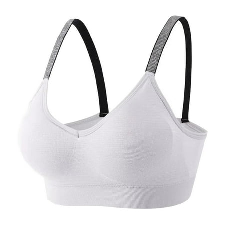 

Sports Bras For Women High Impact Silver Ribbon Hundreds Of Bottoming Underwear Seamless Beauty Back Wrapped Bra Suspenders Anti Flight Undershirt Less Ladies Bra Female