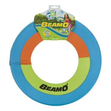 Toysmith Get Outside GO! Mini Beamo Flying Hoop (16-Inch), Colors may vary