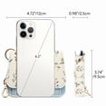 thumbnail image 4 of GAEKEAO Small Wallet for Women RFID Blocking Slim Keychian Wallet Floral Vegan Leather Card Holder with Zip Pocket ID Window, 4 of 7
