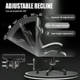thumbnail image 6 of Bigzzia Gaming Chair Office Chair, Ergonomic Game Chair with Height Adjustable Headrest and Lumbar Support for Adults Teens, Black & White, 6 of 9