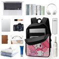 thumbnail image 3 of My Melody Backpack Printed Travel Backpack For Daily Work Sports Backpack Travel Bag 17 inch, 3 of 10