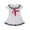 July 4th dress for girls-White, variant on Baby Girl Summer Nautical Dress Sailor Suit Romper Jumpsuit Navy Style Princess Skirt Outfits