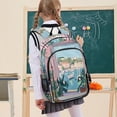 thumbnail image 7 of FORMRS Unisex School Backpack 17" Student Travel Bag with Laptop Compartment, Sea Boat, 7 of 7