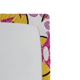 thumbnail image 3 of Ambesonne Emoji Fitted Sheet, Pop Star Disco Diva Stars, Twin Size, Pink Purple and Mustard, 3 of 3