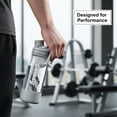 thumbnail image 4 of Sports Water Bottle with Tea Infuser 26 OZ Large Capacity Fitness Cup with Scale Marker Leakproof BPA Free Jug for Gym Outdoor (Gray), 4 of 7