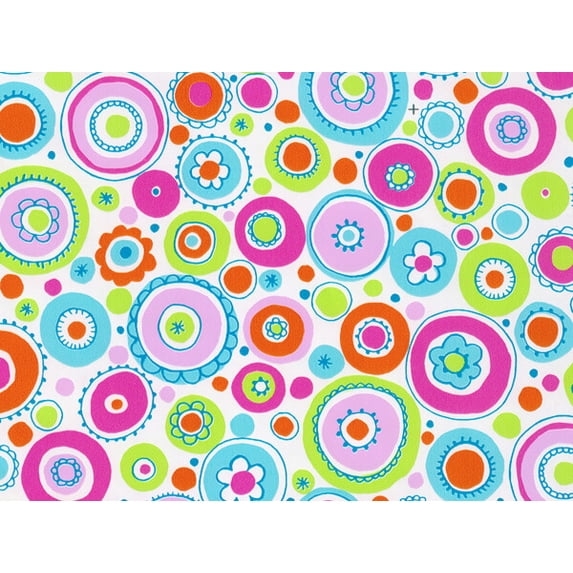 Pack of 1, Happy Dots 18" x 417' Gift Wrap Half Ream Roll for Holiday, Party, Kids' Birthday, Wedding & Special Occasion Packaging