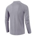 thumbnail image 5 of Waffleknit Golf Shirts for Men Long Sleeve T-Shirts Button Collared Casual Solid Color Pullover Slim-Fit Breathable Athletic Workout Tees Tops, 5 of 7