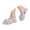 1-White72, variant on Elegyee Girls Princess Jelly Sandals Bowknot Sequins Soft Sole Summer Closed Toe Flats Shoes