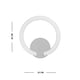 thumbnail image 5 of Lámpara Arbontante de Pared Luxica Lighting LED Hoop Negro, 5 of 5