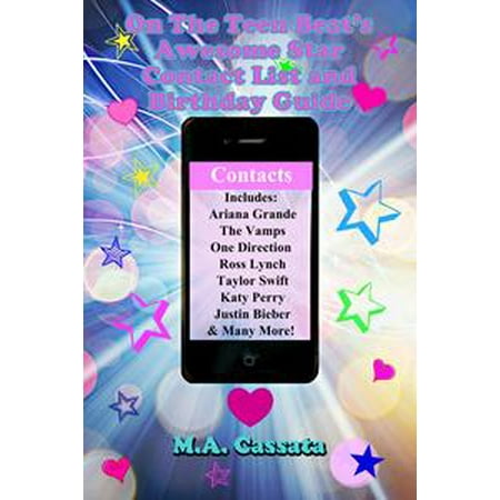 - On The Teen Beat’s Awesome Star Contact List and Birthday Guide: Where To Write To Your Favorite Music, TV, and Film Stars (and Find Them Online)! - eBook
