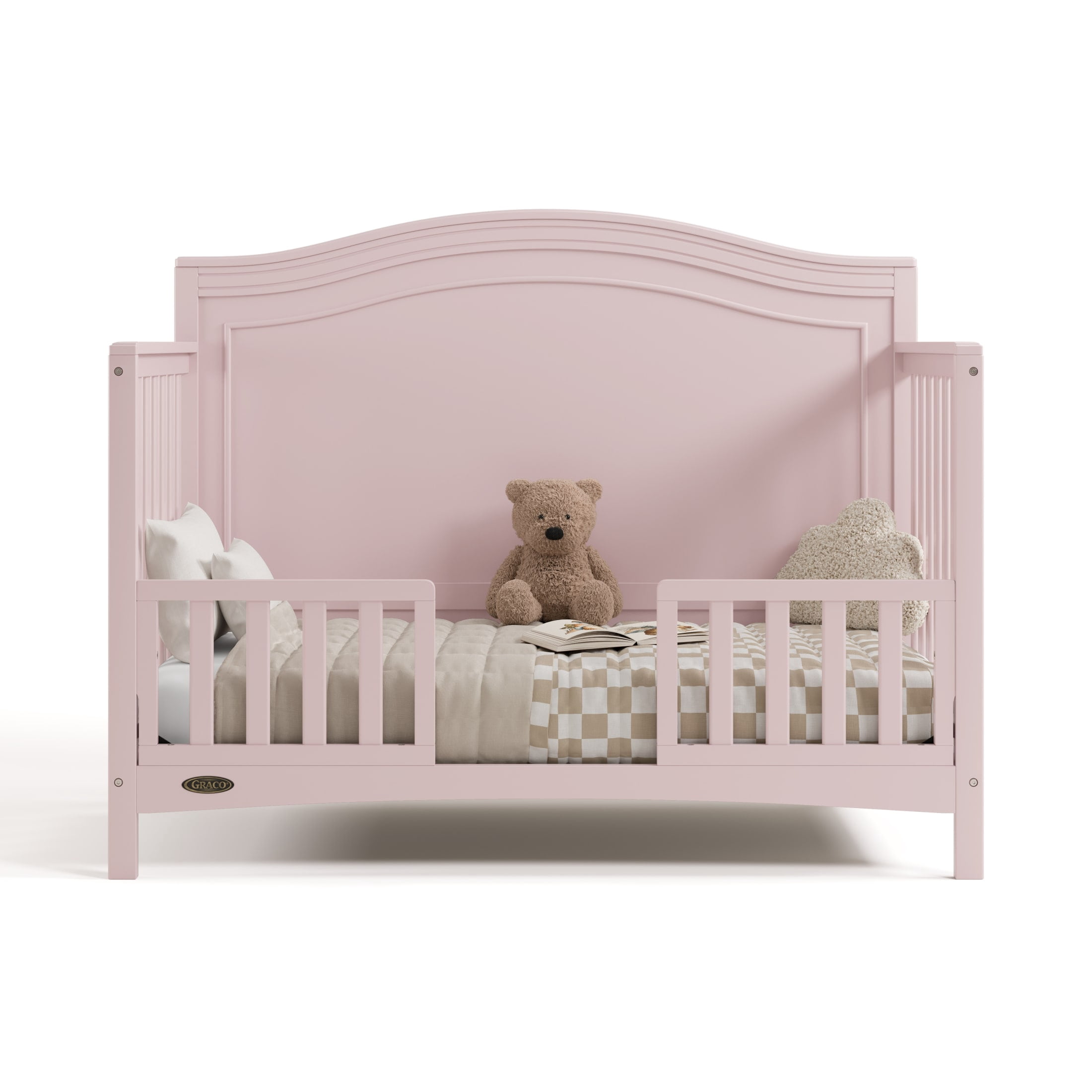 Graco Paris 4-in-1 Convertible Baby Crib, Blush