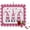 White, variant on Valentines Dish Drying Mat Gnomes With Heart Drying Matt for Kitchen Counter Rose Pink Buffalo Check Plaid Wooden Absorbent Microfiber Quick Dry Pad Non Slip Drainer Mats 18x24 Inch